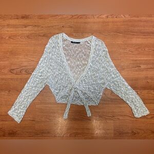 Nic+Zoe loose knit wrap cardigan Size Small